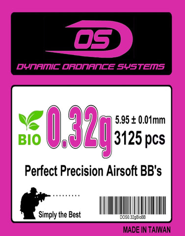 DOS 0.32g Biodegradable Premium BBs (3125rd)