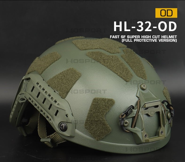 fast mt super high cut helmet WOSport FAST SF Super High Cut Helmet (Full Protection Version) – 007 Airsoft Ltd