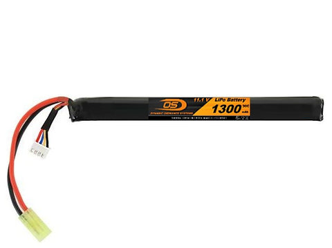 11.1V 1300mA (30C) LiPO Long Stick Battery