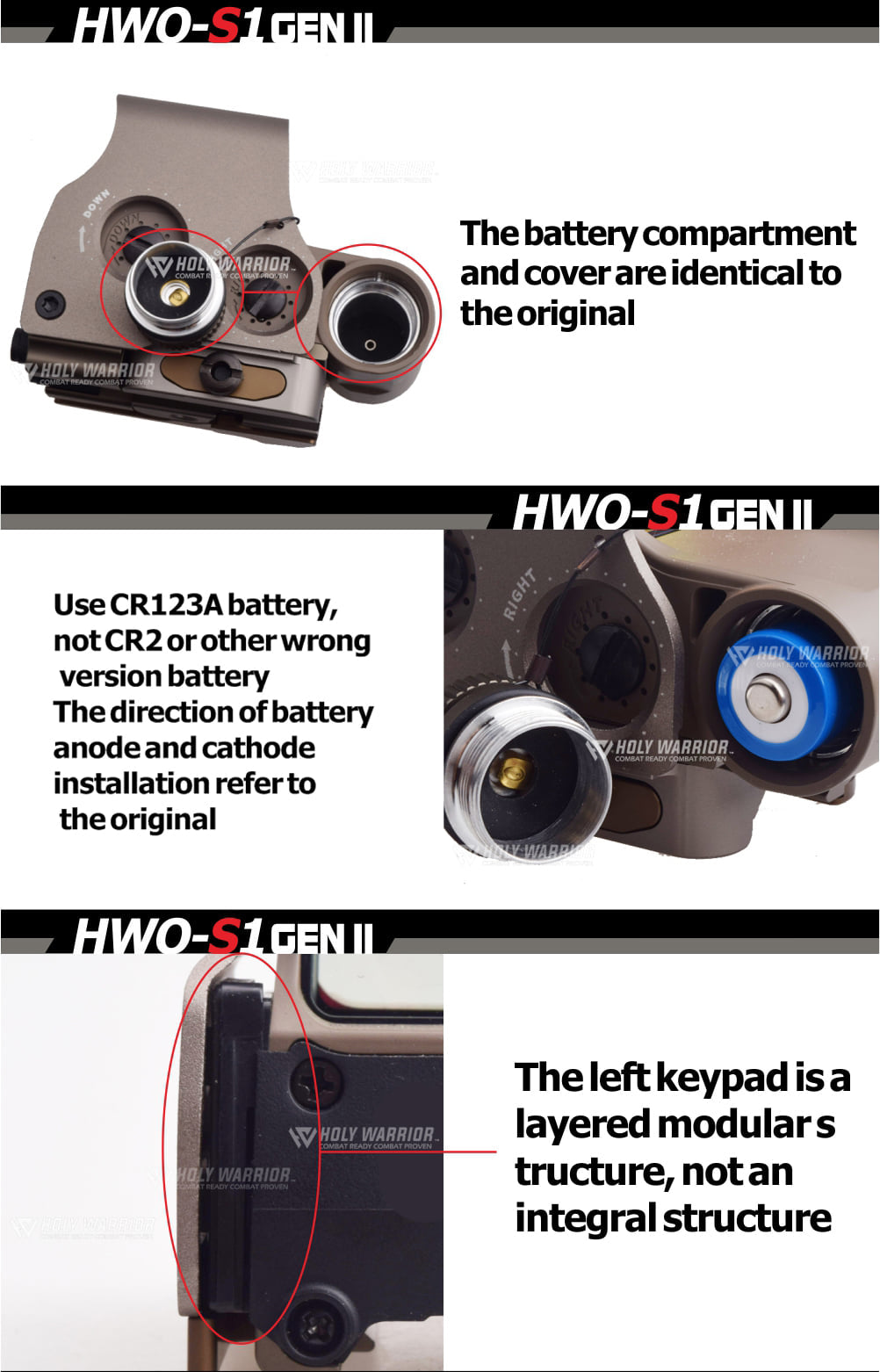 Holy Warrior HWO S1 EXPS3 Red Dot Sight – 007 Airsoft Ltd.