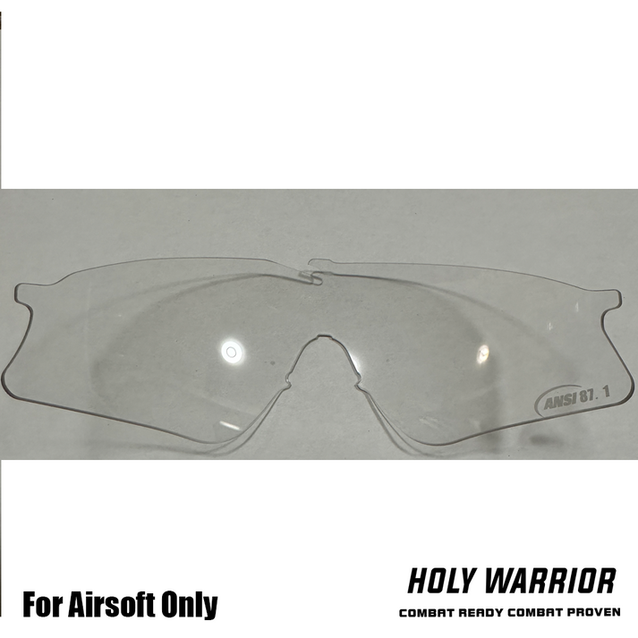 Holy Warrior ANSI 87.1 replacement lens for EHY Shooting Glasses