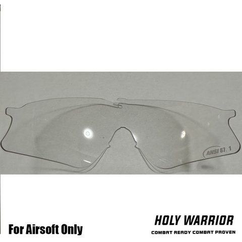 Holy Warrior ANSI 87.1 replacement lens for EHY Shooting Glasses