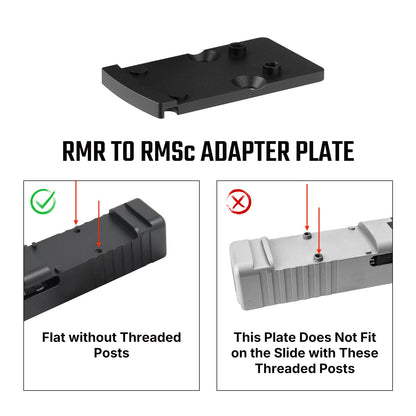 Olight Osight RMR to RMSc Adapter Plate