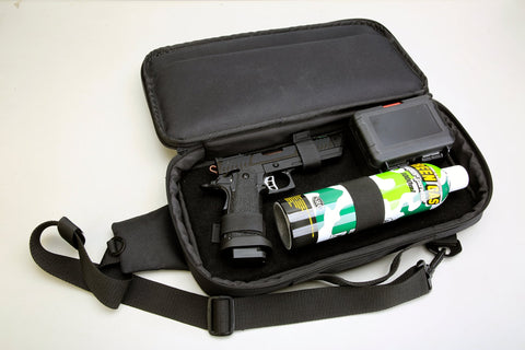 SRC Pistol Soft Case / Tactical Sling Pack BK