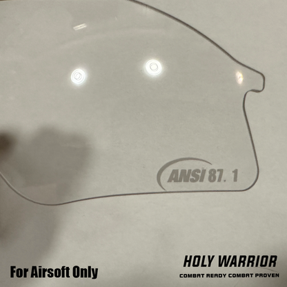 Holy Warrior ANSI 87.1 replacement lens for EHY Shooting Glasses