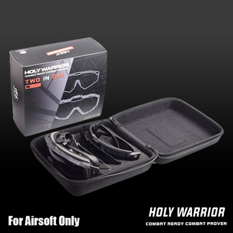 Holy Warrior EHY Protective Goggles and Glasses Bundle