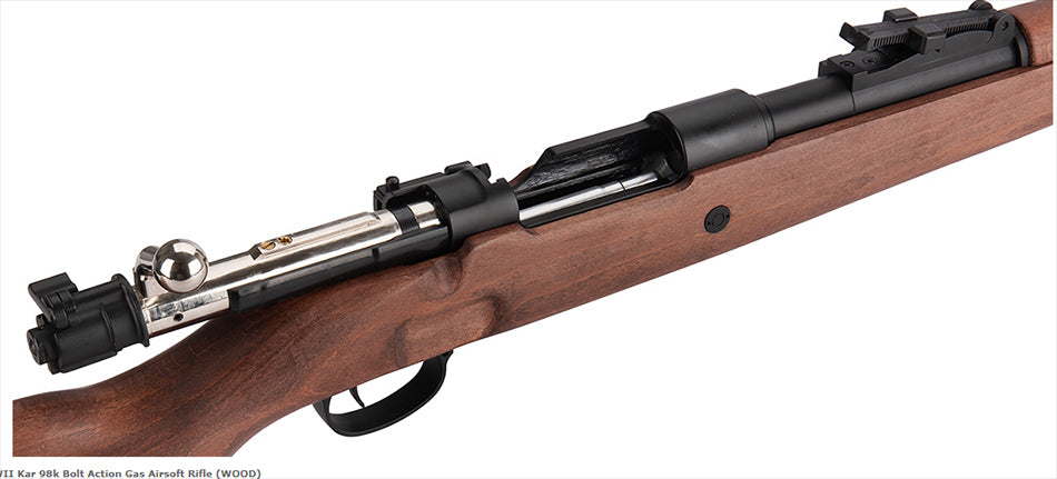 Double Bell Kar98k Gas Power Shell-Ejecting (Real wood) – 007