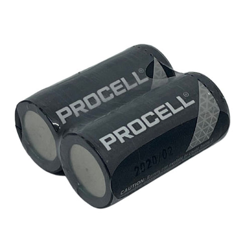 Duracel Procell CR123A 3V Lithium Batteries (PAIR)