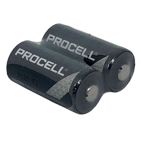 Duracel Procell CR123A 3V Lithium Batteries (PAIR)