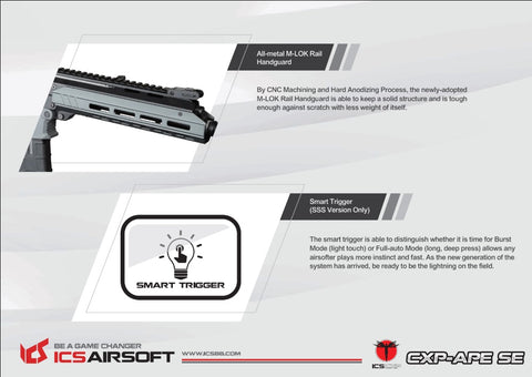 ICS CXP APE Advanced Combat Rifle SE S3 BK