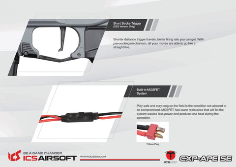 ICS CXP APE Advanced Combat Rifle SE S3 BK