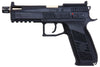 KJ Works P-09 Green Gas Airsoft Pistol (Optics Ready) - Black (Threaded Outer Barrel)