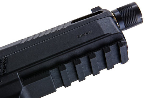 KJ Works P-09 Green Gas Airsoft Pistol (Optics Ready) - Black (Threaded Outer Barrel)