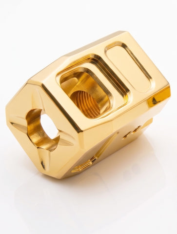 KJ KP-17 G series Aluminum Compensator (14mm-) GOLD