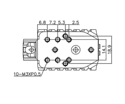 Kizuna Works Steel Optic Mount Plate for BSK43 GBB Pistol