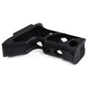 CNC Aluminum Skeleton Angled Foregrip Long Black