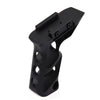 CNC Aluminum Skeleton Angled Foregrip Long Black