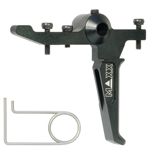 MAXX CNC Aluminum Advanced Speed Trigger (Style E) (Black) for MTW