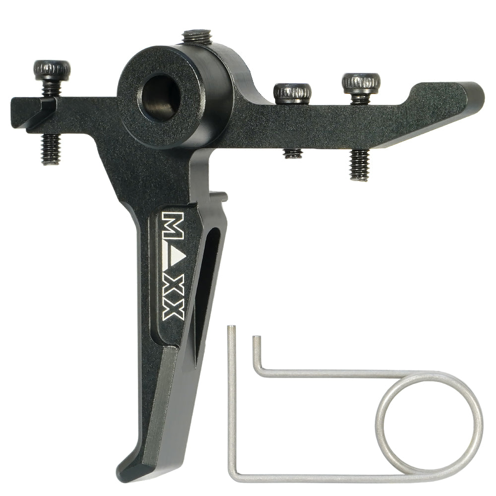 MAXX CNC Aluminum Advanced Speed Trigger (Style E) (Black) for MTW