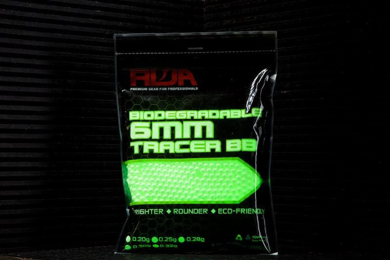 RWA 6mm Airsoft Tracer BIO BBs (0.32g, 3000 rounds)