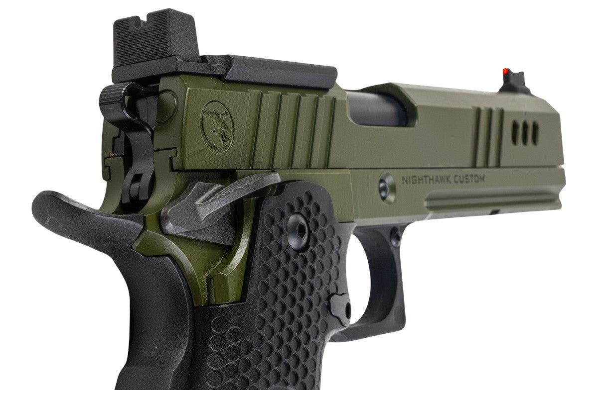 RWA Nighthawk Custom BDS9 Airsoft GBB Pistol Green