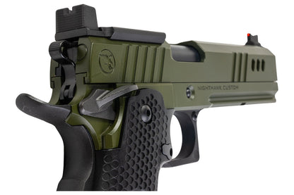RWA Nighthawk Custom BDS9 Airsoft GBB Pistol Green