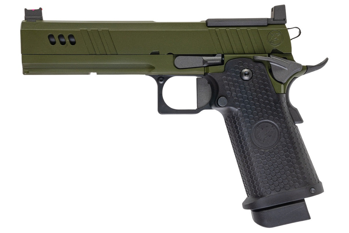 RWA Nighthawk Custom BDS9 Airsoft GBB Pistol Green