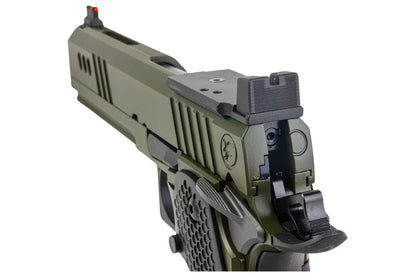 RWA Nighthawk Custom BDS9 Airsoft GBB Pistol Green