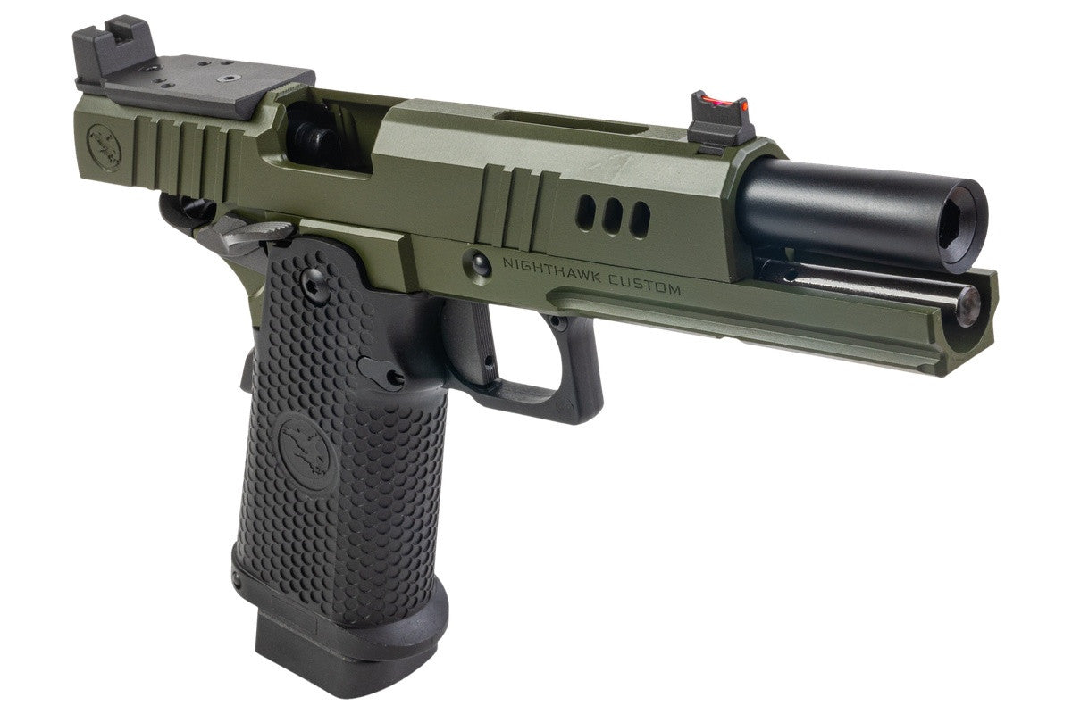 RWA Nighthawk Custom BDS9 Airsoft GBB Pistol Green