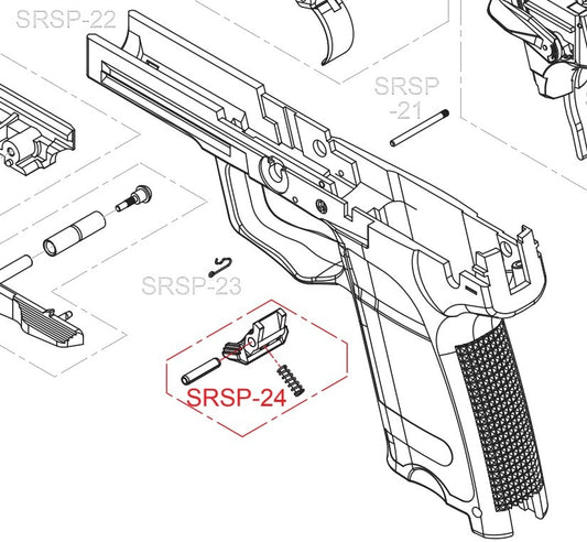 SRC SR-SP / USP Magazine Catch (release)