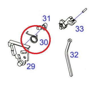 SRC 1911 / Hi-Capa Valve Knocker Spring