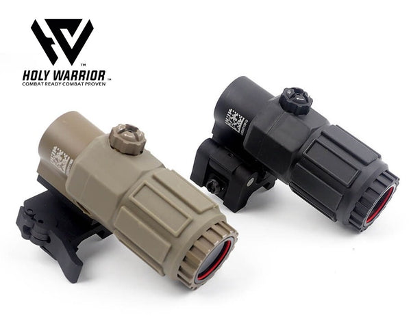 Holy Warrior G33 Style 3x Magnifier with flip-to-side mount – 007