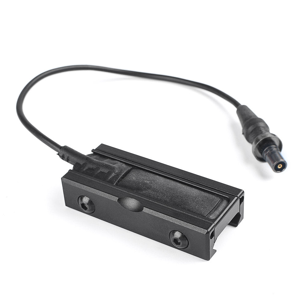 CNC Picatinny Pocket Panel for Flashlight Pressure Pad BK