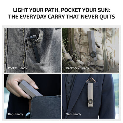 Olight ArkPro Series – Flat Unibody EDC Flashlight with Multi-Light Sources (Phantom Squadron)