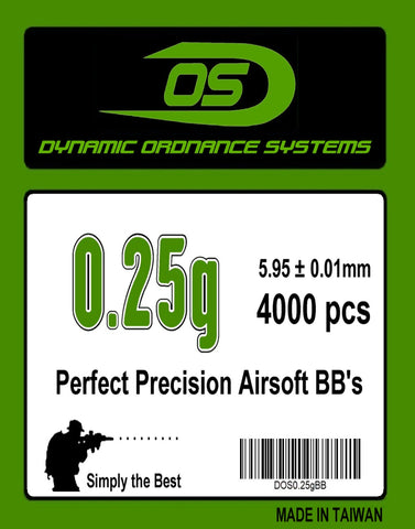 DOS 0.25g Premium BBs (4000rd)