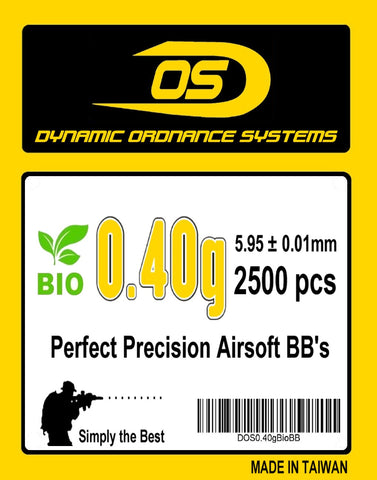 DOS 0.40g Biodegradable Premium BBs (2500rd)