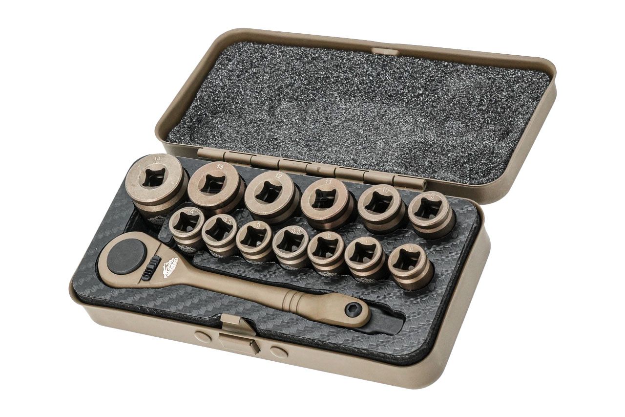 GPT - 14-Piece Tactical Shell Socket Tool Kit