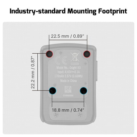 Olight Osight 3 MOA Dot Sight with Magnetic Charging Cover (Rechargeable)
