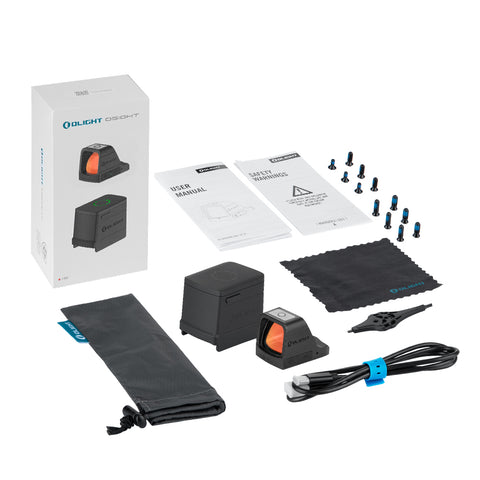 Olight Osight 3 MOA Dot Sight with Magnetic Charging Cover (Rechargeable)