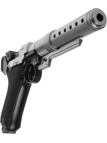AW Custom Built Luger P08 Star War Style 6 Inch Muzzle Device GBB Airsoft Pistol