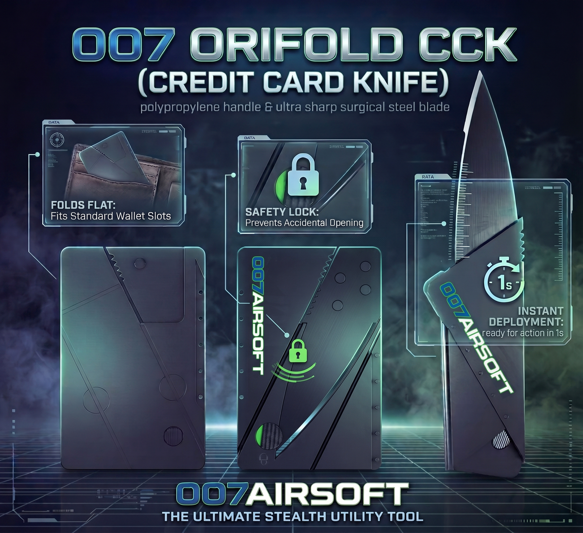 007 ORIFOLD CCK (Credit Card Knife)