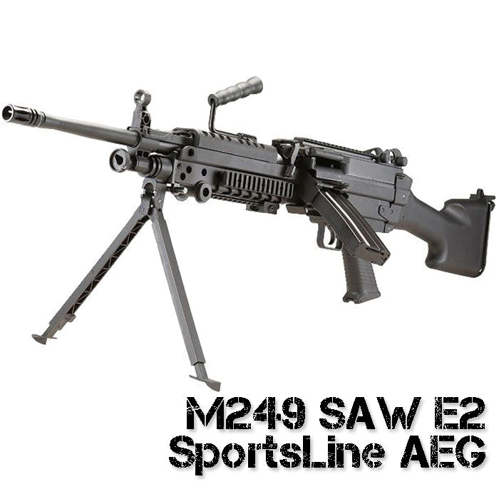 S&T M249 SAW E2 BK (Sport Line) – 007 Airsoft Ltd