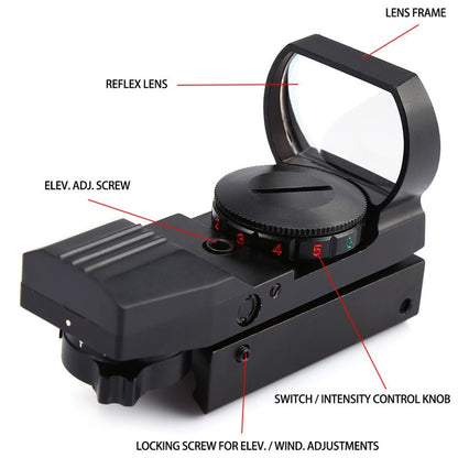 Red / Green Multi Reticle Reflex Sight BK