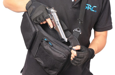 SRC Pistol Soft Case / Tactical Sling Pack BK