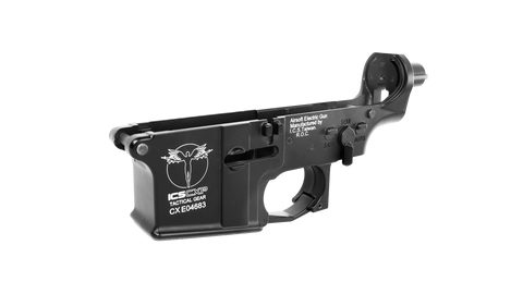 ICS CXP-UK1 and CXP-HOG EBB Metal Lower Receiver Black