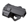 Movable Holster for Glock pistols with attachments