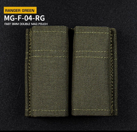 WOSport FAST 9mm Double Mag Pouch
