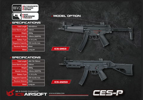 ICS CES-P A5 S3 (Retractable stock)