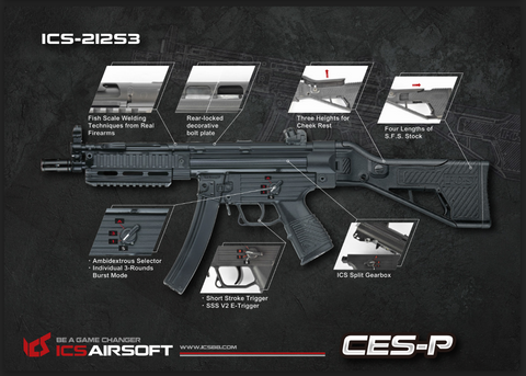 ICS CES-P A5 S3 (Retractable stock)