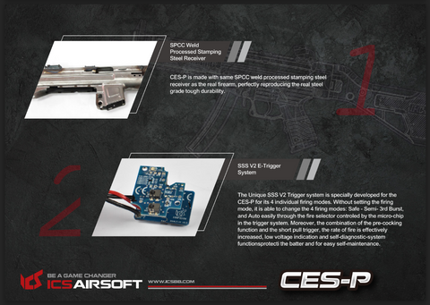 ICS CES-P A5 S3 (Retractable stock)